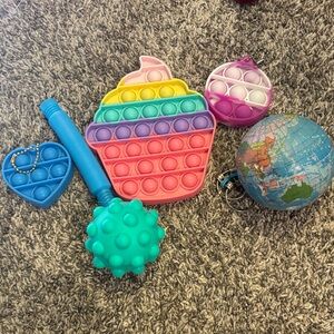 Colorful Pop It Fidget Toy Set